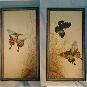 Серия Прозрачные бабочки. Триптих