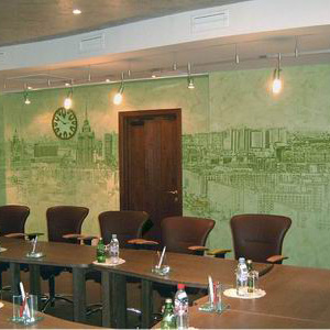 Панорамная роспись в конференцзале